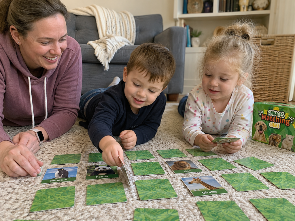 Family Game Night: Animal Matching