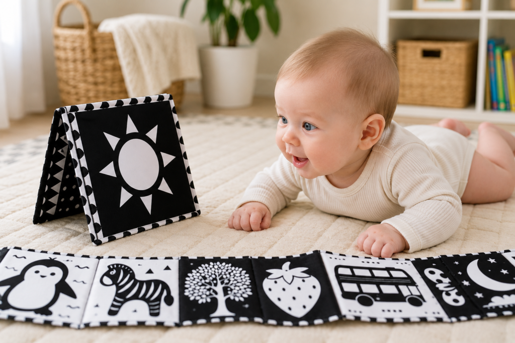 Tummy Time High-Contrast Cards